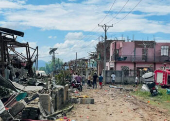 Huge blast kills dozens in rebel-held village in Myanmar