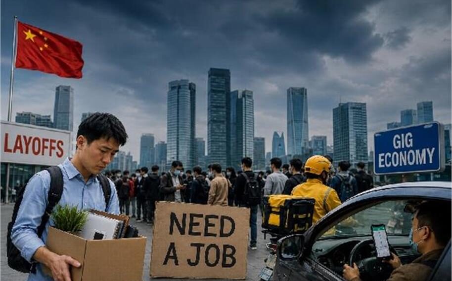 AI and Unemployment Hit China with a Double Blow as Millions Turn to Gig Work