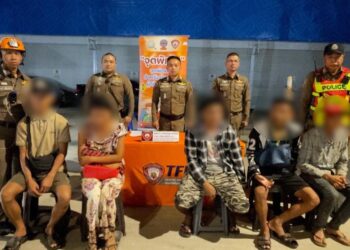 ตำรวจ บก.จร.สกัดจับรถยนต์ ลักลอบขนต่างด้าว หนุ่มพม่ารับได้ค่าหัวคนละ 900