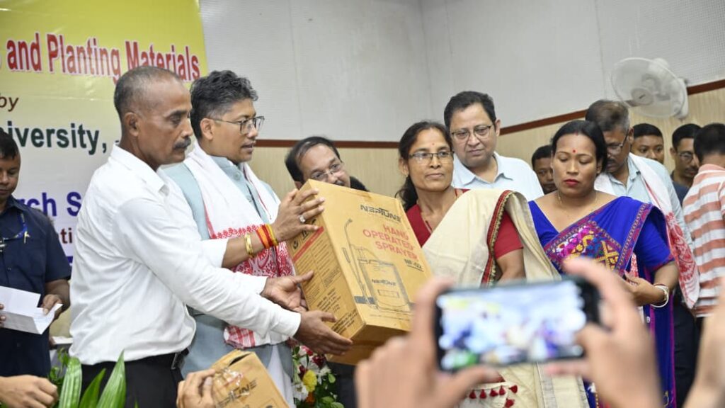 Assam's Minister Pijush Hazarika launches distribution of 1 lakh saplings and pulse seeds. 1 WhatsApp Image 2026 07 06 at 7.49.26 PM 1