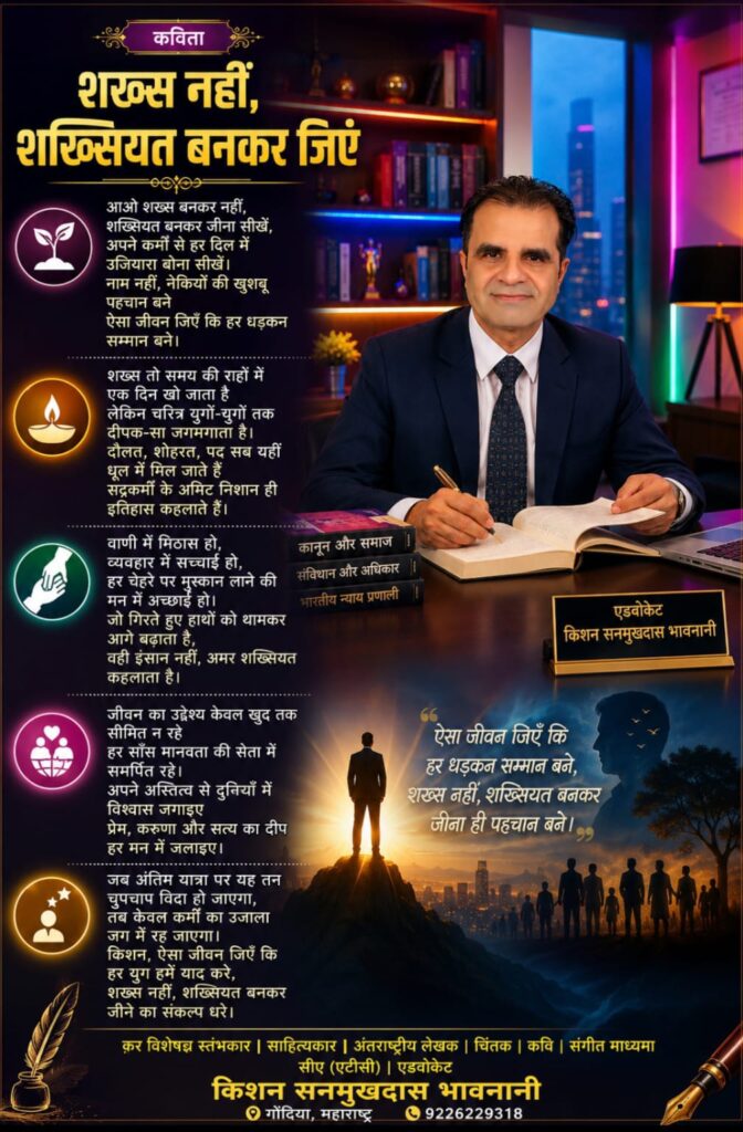 कविता - शख्स नहीं,शख्सियत बनकर जिएँ 1 WhatsApp Image 2026 07 09 at 2.44.14 AM