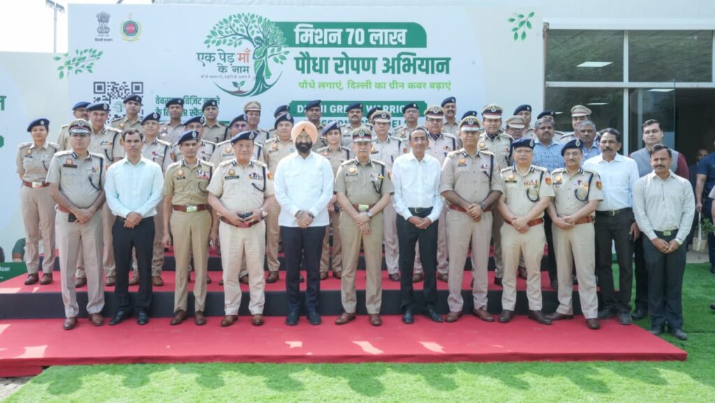 Minister Manjinder Singh Sirsa Leads Green Push as Delhi Police Joins Mega Tree Plantation Mission 1 WhatsApp Image 2026 07 17 at 4.44.16 PM