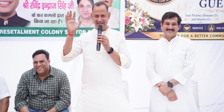 Delhi Minister Ravinder Indraj Singh Unveils ₹65-Lakh Sewer Project, Accelerates Bawana’s Civic Transformation 1 Delhi Minister Ravinder Indraj Singh Unveils ₹65-Lakh Sewer Project, Accelerates Bawana’s Civic Transformation
