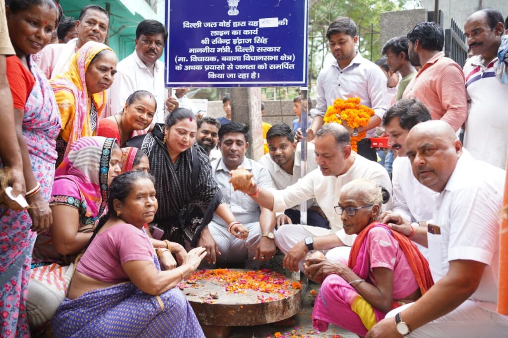 Delhi Minister Ravinder Indraj Singh Unveils ₹65-Lakh Sewer Project, Accelerates Bawana’s Civic Transformation 2 WhatsApp Image 2026 07 19 at 5.46.46 PM