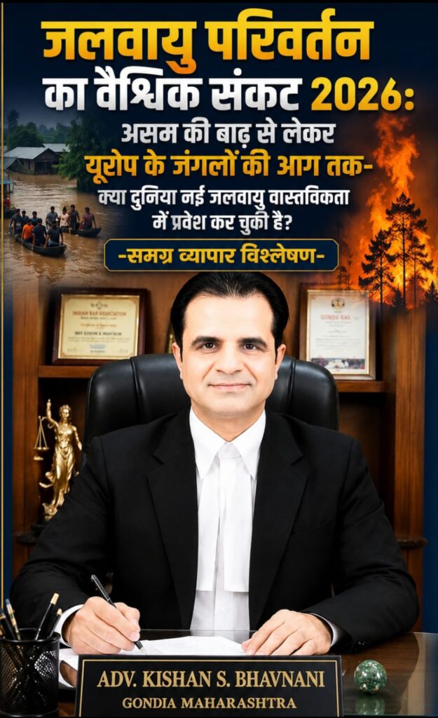जलवायु परिवर्तन का वैश्विक संकट 2026: असम की बाढ़ से लेकर यूरोप के जंगलों की आग तक- क्या दुनियाँ नई जलवायु वास्तविकता में प्रवेश कर चुकी है? -समग्र व्यापार विश्लेषण 1 WhatsApp Image 2026 07 26 at 5.27.44 PM