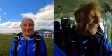 91-Year-Old Man Skydives, Raises Over Rs 4 Lakh For Charity