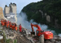 Chongqing landslide search continues as eight die, 34 remain missing