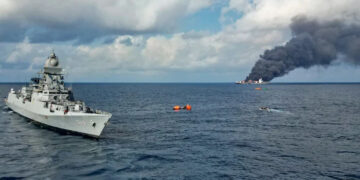 “Won’t Forget”: China Thanks India For Rescuing Crew From Fire-Stricken Tanker