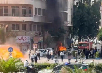 Video: Blast Near French President Macron’s Damascus Hotel During Syria Visit