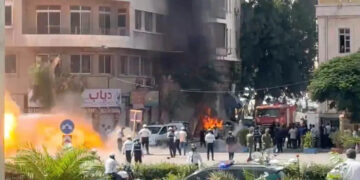 Video: Blast Near French President Macron’s Damascus Hotel During Syria Visit