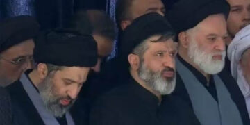 Khamenei’s 3 sons pray beside his coffin, his heir Mojtaba remains out of sight
