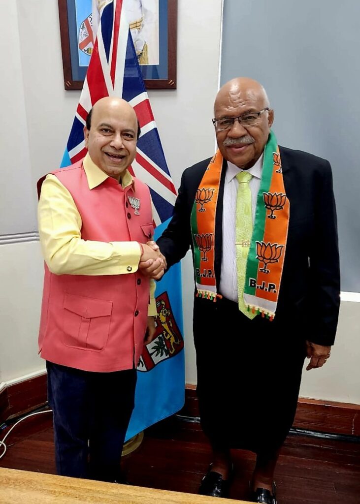 Fiji PM Rabuka Meets BJP Leader Vijay Jolly in Suva, Reaffirms India-Fiji Friendship 1 GAOuL6fb0AAwMwL