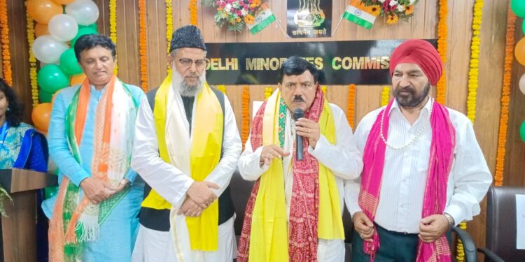दिल्ली अल्पसंख्यक आयोग में नई जिम्मेदारी, मोहम्मद हारून ने संभाला पदभार; शिक्षा, रोजगार और सामाजिक सौहार्द को बताया प्राथमिकता 1 दिल्ली अल्पसंख्यक आयोग में नई जिम्मेदारी, मोहम्मद हारून ने संभाला पदभार; शिक्षा, रोजगार और सामाजिक सौहार्द को बताया प्राथमिकता