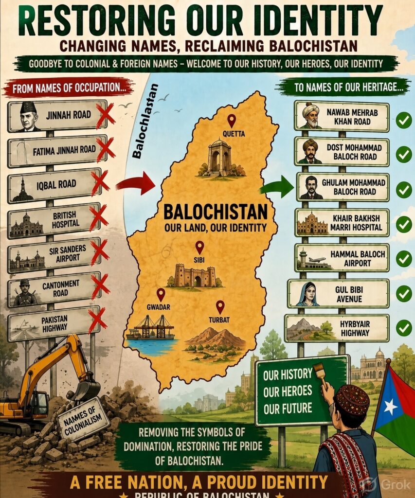 Balochistan Moves to Erase Pakistan-Era Names, Restore Its Own National Identity 1 WhatsApp Image 2026 08 23 at 12.41.47 1