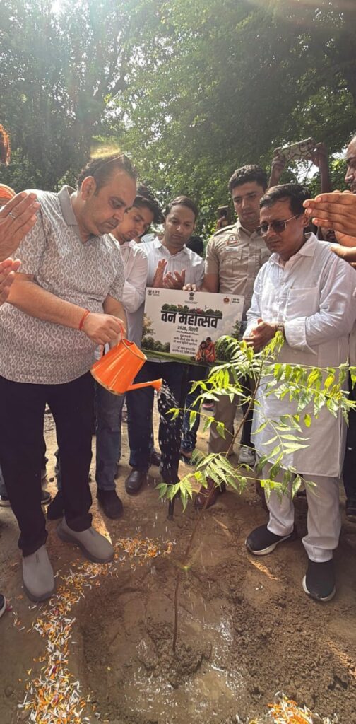 Delhi Minister Pankaj Kumar Singh Leads Delhi’s Green Push, 50 Lakh Saplings Planted on Road to 70 Lakh Target 1 WhatsApp Image 2026 08 23 at 17.49.22