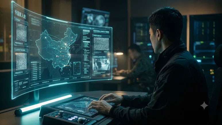 How China’s Surveillance Network Follows Foreigners Into Their Homes