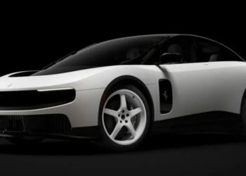 Ferrari’s first ever electric car sold for record $40m at auction