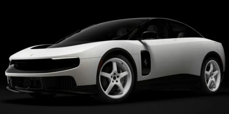 Ferrari’s first ever electric car sold for record $40m at auction