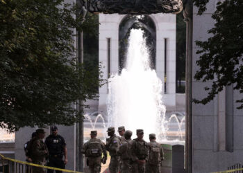 World War II Memorial In Washington Vandalised With Bubbles, Graffiti