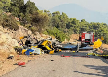 Greece firefighting chopper crash kills two as Europe wildfires intensify
