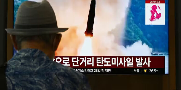 North Korea Fires Missile Towards Sea Ahead of US-South Korean Drills