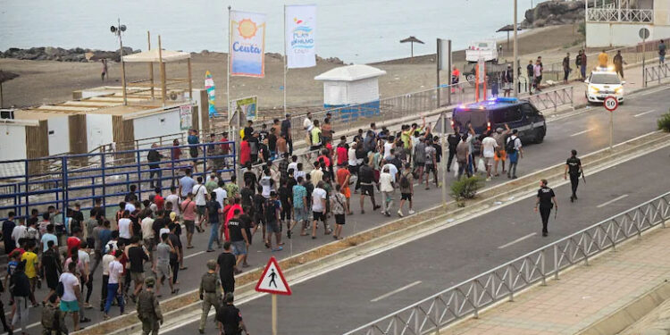 Spain Installs 500-Metre-Long Sea Barrier After 60,000 Migrants Enter Ceuta