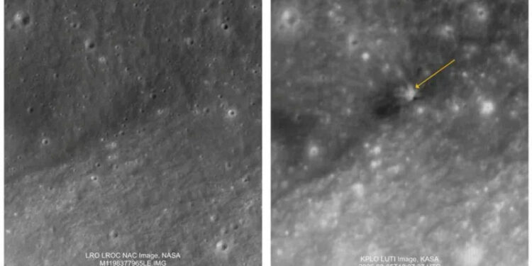 South Korea space agency shares Moon images after SpaceX rocket debris crash 1 South Korea space agency shares Moon images after SpaceX rocket debris crash