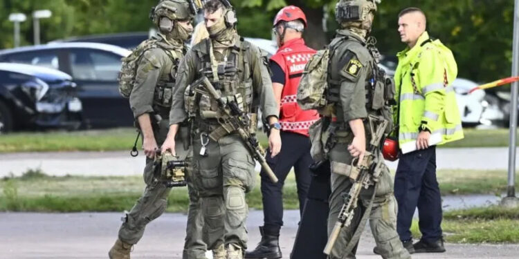One killed in sword attack at Swedish school 1 One killed in sword attack at Swedish school