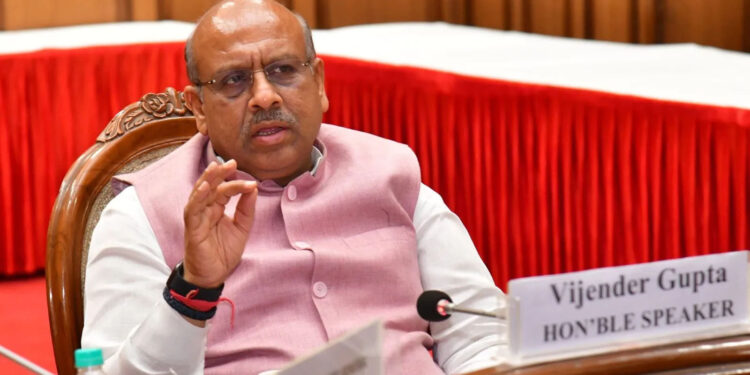 India: Delhi Speaker Vijender Gupta Pushes Departments to Act on CAG Findings, Ensure Every Rupee Is Accounted For