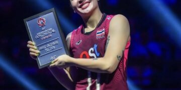 “ออมสิน” เผยโดนจับตรวจโด๊ป เหตุระเบิดฟอร์มโหดนัดชิงกับจีน พาไทยคว้าแชมป์เอเชียและตั๋วโอลิมปิกเกมส์ 2028