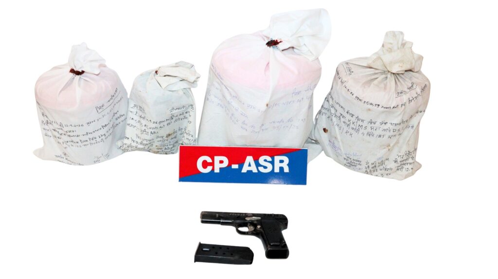 India: Amritsar Police Bust Three Drug-Arms Networks, Eight Held; Heroin, Opium and Pistol Seized 1 WhatsApp Image 2026 09 15 at 17.19.50 1