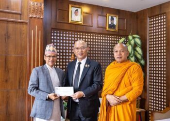 Thailand, Wat Thai Lumbini Donate Rs 1 Million to Nepal Flood, Landslide Relief 2 Thailand, Wat Thai Lumbini Donate Rs 1 Million to Nepal Flood, Landslide Relief