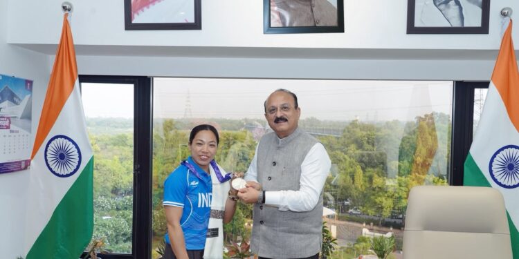 Cabinet Minister Ashish Sood Invites Mirabai Chanu to Join Delhi’s Sports Vision After Historic Asian Games Silver 1 Cabinet Minister Ashish Sood Invites Mirabai Chanu to Join Delhi’s Sports Vision After Historic Asian Games Silver