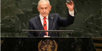 Netanyahu took UN podium. Then dozens of delegates walked out: Watch
