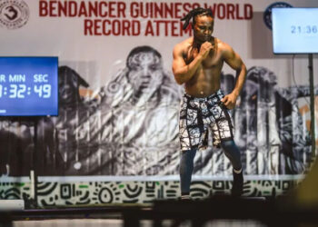 Nigerian attempts to break world record by dancing non-stop for seven days