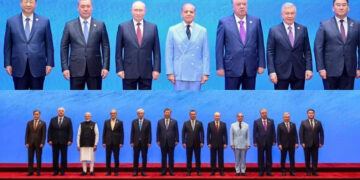 Shehbaz Sharif Crops Out PM Modi To Take Centre Stage In Shanghai Bloc Pic