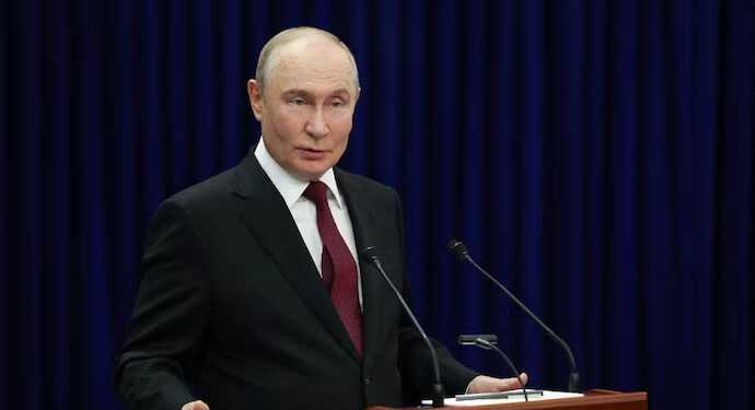 Putin says Russia winning Ukraine war, rules out talks with ‘terrorists’