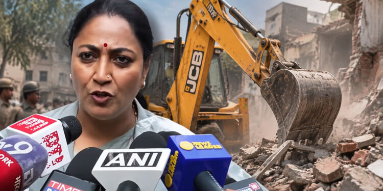 Satya Niketan Building Collapse: Five Senior MCD Officials Suspended on CM Rekha Gupta’s Orders 1 Satya Niketan Building Collapse: Five Senior MCD Officials Suspended on CM Rekha Gupta’s Orders
