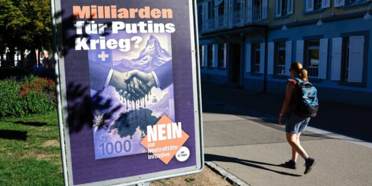 Switzerland rejects stricter interpretation of its neutrality 1 Switzerland rejects stricter interpretation of its neutrality