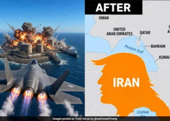 Trump Puts His Face On Iran Map In Latest AI-Powered Online Attack On Tehran