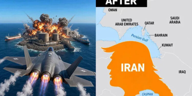 Trump Puts His Face On Iran Map In Latest AI-Powered Online Attack On Tehran