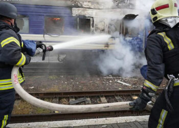 Minutes After Boris Johnson Leaves, Russian Drone Hits Train Near Ukraine