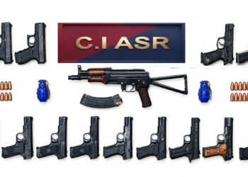 Father-Son Duo Among Five Held With Assault Rifle, Grenades and 13 Pistols in Amritsar