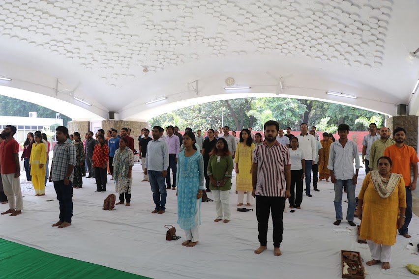 Gandhi Bhawan Celebrates Gandhi–Shastri Jayanti, Honours Gandhian Scholars 3 IMG 0313