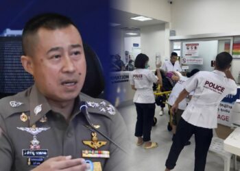 ผบ.ตร.ส่งทีมแพทย์ตำรวจลุยน้ำดูแลประชาชน ช่วยยายวัย 81 ปี พ้นวิกฤต