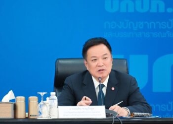 “อนุทิน” นั่งหัวโต๊ะถก บกปภ.ช.สั่งทีมงานป้ายแดงลุยโจทย์ใหญ่แก้น้ำท่วมทันที ไม่มีเวลาทดลองงาน