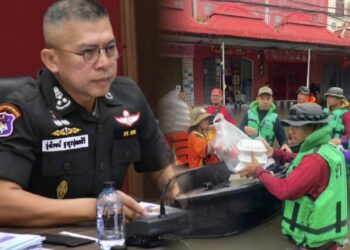 ตชด.ระดม 725 นาย ลุยช่วยน้ำท่วม กทม.-11 จังหวัด ช่วยแล้ว 1,260 ครัวเรือน