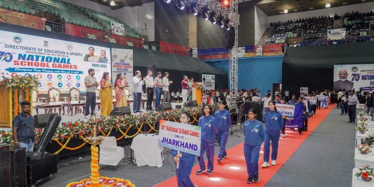 Delhi Hosts 70th National School Games; 14,000 Athletes to Compete Across 14 Sports