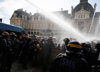 Tear gas in Paris and Marseille as school protests grow across France