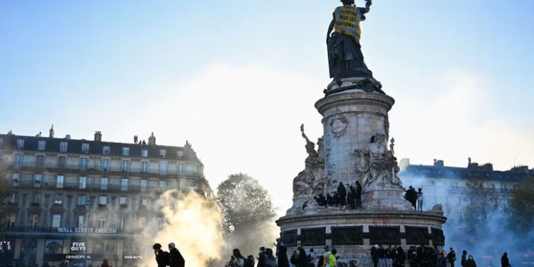 Shops Looted, Buildings Burnt: A Call For ‘Calm’ As France Protest Widens